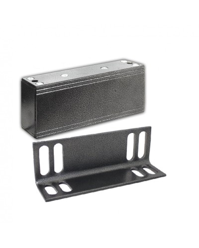 Замок электромагнитный Олевс М1-150 с уголком серый в Таганроге Электромагнитные замки Pintop.ru