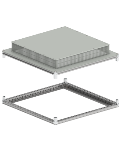 FORMAT Крыша и основание (под фланец) 1000х1000мм IP31 IEK (FO-00-KOF-100-100-31) в Таганроге Аксессуары для стоек и шкафов Pintop.ru