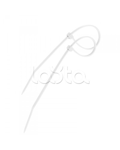 Стяжка 300х4 мм нейлоновая белый (100шт/уп) PROCONNECT 57-0300 в Таганроге Стяжки-хомуты Pintop.ru