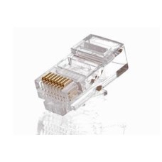 Разъем RJ-45 под витую пару категория 5е (1000 шт/уп) NETLAN EC-UP8P8C-5E-003-TR-1000