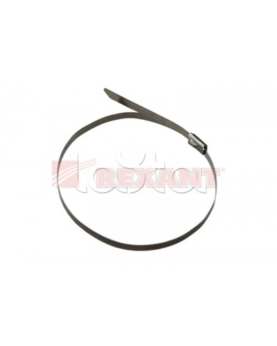 Хомут-стяжка металлический 4.6х360 мм (50шт/уп) REXANT 07-0368 в Таганроге Стяжки-хомуты Pintop.ru