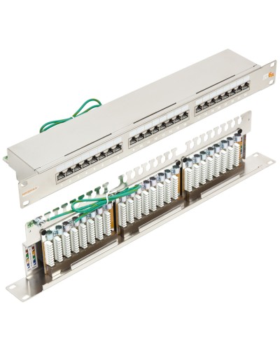 Патч-панель 19, 1U, 24xRJ45 кат.6А NIKOMAX NMC-RP24SA2-1U-MT в Таганроге Патч панель Pintop.ru