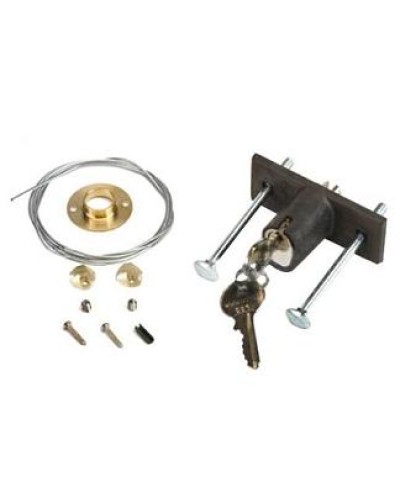 Замок дистанционной разблокировки потолочного привода с ключом №1 Faac 424591001 в Таганроге Запчасти для шлагбаумов и автоматики Pintop.ru