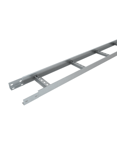 Лоток лестничный 50х100х1,2 L2000 мм Быстрый монтаж HD85 КМ-профиль (LLS50-100-1.2-2000 HD85) в Таганроге Кабельные лотки Pintop.ru