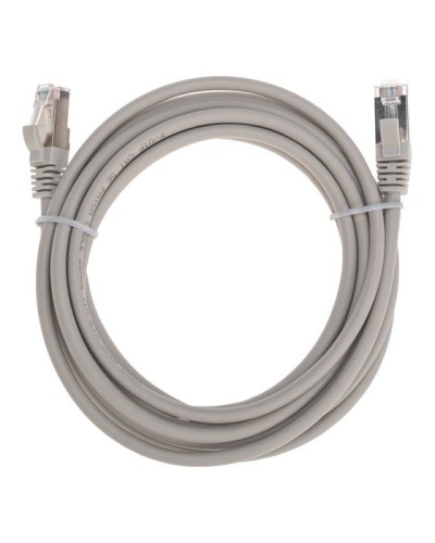 Патч-корд F/UTP, CAT 5e, RJ45-RJ45, 26AWG, LSZH, серый, 3м REXANT 02-0110-3 в Таганроге Патчкорды (медные) Pintop.ru