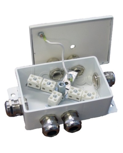 Коробка монтажная огнестойкая Гефест КМ-О (10к)-IP66-d, шесть вводов в Таганроге Распределительные коробки Pintop.ru