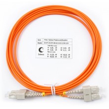 Шнур оптический duplex SC-SC 62,5/125 mm 3м LSZH Cabeus FOP-62-SC-SC-3m