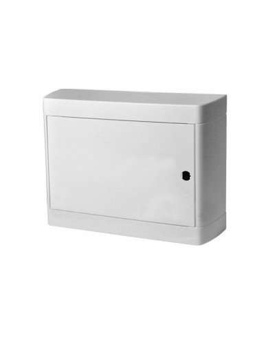 Накладной распределительный щит Nedbox с белой дверью 1 рейка х 12 (+1) модулей Legrand 601236 в Таганроге Боксы для автоматов Pintop.ru