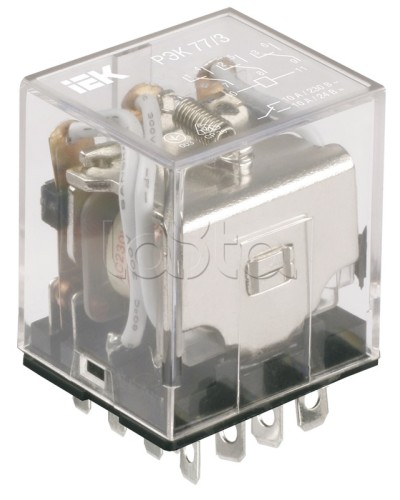 Реле промежуточное РЭК77/3 IEK RRP10-3-10-012D в Таганроге Аксессуары для кабель-канала Pintop.ru