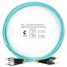 Шнур оптический duplex FC-FC 50/125 mm OM3 1,5м LSZH Cabeus FOP-50-FC-FC-1,5m