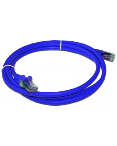 Патч-корд RJ45 - RJ45, 4 пары, FTP, категория 6, 5 м, синий, LSZH LANMASTER LAN-PC45/S6-5.0-BL в Таганроге Патч-корды и пигтейлы Pintop.ru