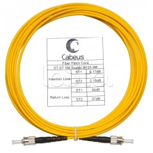 Шнур оптический simplex ST-ST 9/125 sm 20м LSZH Cabeus FOP(s)-9-ST-ST-20m