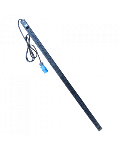 Блок розеток верт. 32A / 250V, 12xC19 + 36xC13 + 3xSchuko, шнур 3 метра, IEC309 TWT (TWT-PDV-12x36x3S-32A) в Таганроге Блоки розеток Pintop.ru