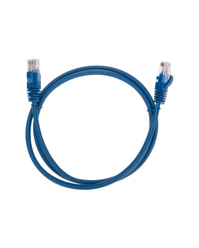Патч-корд U/UTP, CAT 5e, RJ45-RJ45, 26AWG, LSZH, синий, 1м REXANT 02-0104-1 в Таганроге Патчкорды (медные) Pintop.ru