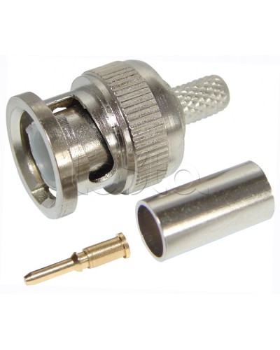 Разъем штекер BNC RG-58 обжим (01-001A) (100шт/уп) REXANT 05-3001 в Таганроге Коннекторы Pintop.ru