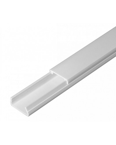 Кабель-канал белый 2-й замок в п/э 20х10 (96 м/уп) Промрукав (PR03.0049) в Таганроге Кабель-канал Pintop.ru