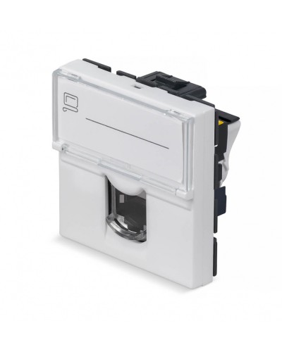 Модуль Keystone Jack RJ-45(8P8C), 180 градусов, категория 6a Cabeus (KJ-RJ45-Cat.6a-180T-FP-L-45) в Таганроге Модули Keystone Pintop.ru