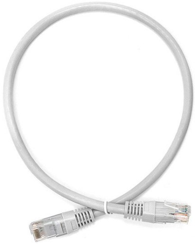 Патч-корд RJ45 TWT UTP кат.6, с заливными колпачками, 2.0 м, серый TWT TWT-45-45-2.0/6-GY в Таганроге Патчкорды (медные) Pintop.ru