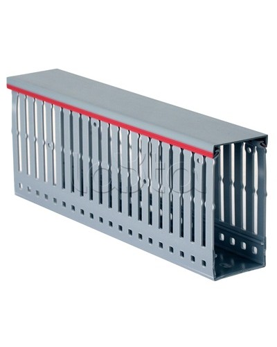 Короб перфорированный, серый RL6 120x60 DKC 01141RL в Таганроге Аксессуары для кабель-канала Pintop.ru