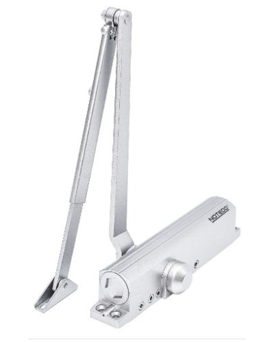 Доводчик NOTEDO DC-030-130 EN2-5 DA+BC (серебро) в Таганроге Доводчики Pintop.ru