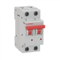 Выключатель автоматический модульный YON MD63 2P 6А C 6kA DKC (MD63-2C6-6)