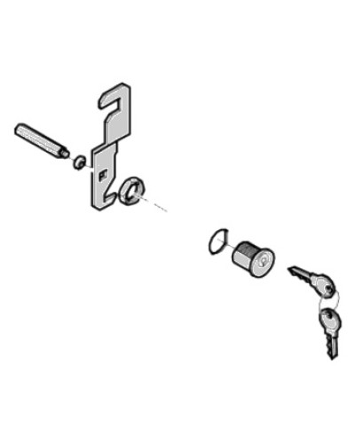 Замок дверцы G4040 G4041 Came 119RIG176 в Таганроге Запчасти для шлагбаумов и автоматики Pintop.ru