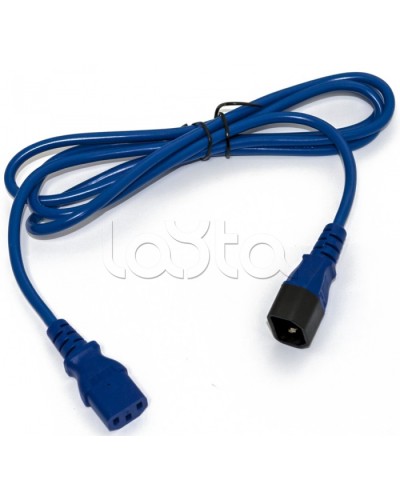 Кабель питания монитор-компьютер Hyperline PWC-IEC13-IEC14-3.0-BL в Таганроге Патч-корды и пигтейлы Pintop.ru