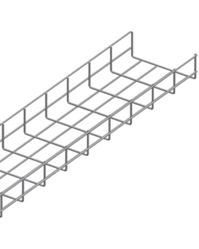 Лоток проволочный 75х300мм, Ф3.8мм, оцинкованный (3 м) LANMASTER LAN-MT75x300-3.8EZ в Таганроге Кабельные лотки Pintop.ru