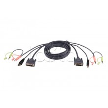 КВМ-кабель с интерфейсами USB, DVI-D Dual Link (5м) ATEN 2L-7D05UD
