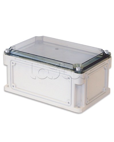 Корпус ударопрочный с выбивными фланцами и прозрачной крышкой IP67 300х200х146 мм DKC 532211 в Таганроге Щиты электрические Pintop.ru