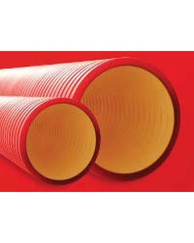 Труба гофрированная двустенная ПНД 110 мм для кабельной канализации без протяжки DKC 160911 (6 м) в Таганроге Труба гофрированная Pintop.ru