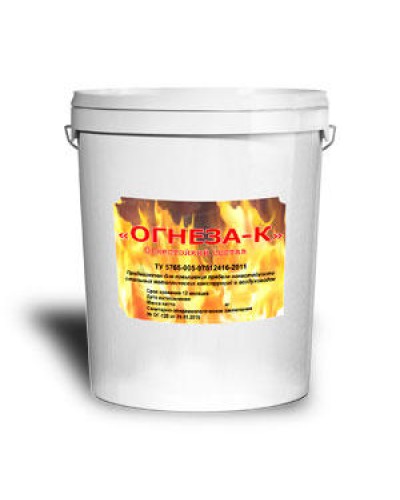 Компонент системы конструктивной защиты для воздуховодов огнестойкий клеевой состав Огнеза «ОГНЕЗА-К», ведро 30 кг. в Таганроге Дополнительное оборудование пожаротушения Pintop.ru