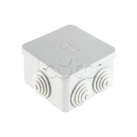 Коробка распределительная о/п 70х70х40, 6 вых, без галогена Экопласт 44056HF