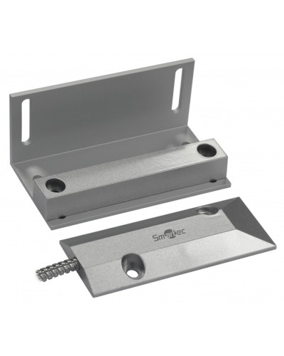 Магнитоконтактный датчик, НР, серебряный, накладной для металлических дверей, металлорукав, зазор 60 мм Smartec ST-DM141NO-SL в Таганроге Извещатели охранные Pintop.ru