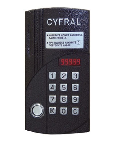 Блок вызова аудиодомофона на 20 абонентов Цифрал CCD-20/TCVС в Таганроге Блоки вызова многоабонентные Pintop.ru