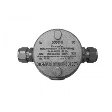 Коробка металлическая взрывозащищенная Магнито-контакт «СЕВЕРЛЕНД» П ("Проходная". Под 2 кабельных ввода или Ех заглушки) керамические клеммники