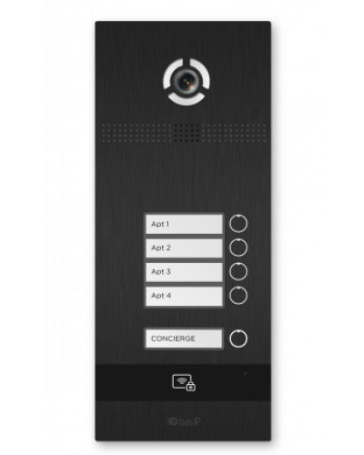 Вызывная панель BAS-IP BI-04FBI BLACK в Таганроге Вызывные видеопанели малоабонентные Pintop.ru