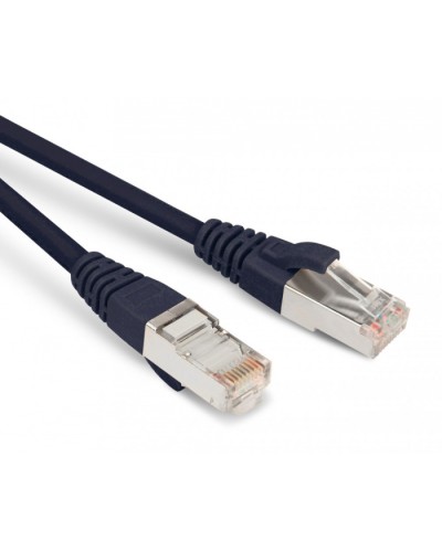 Патч-корд F/UTP Hyperline PC-LPM-STP-RJ45-RJ45-C6-3M-LSZH-BK в Таганроге Патчкорды (медные) Pintop.ru