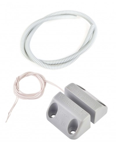 Извещатель охранный точечный магнитоконтактный накладной Комплектстройсервис ИО 102-20 Б2П (2) (пластиковый рукав) в Таганроге Извещатели охранные Pintop.ru