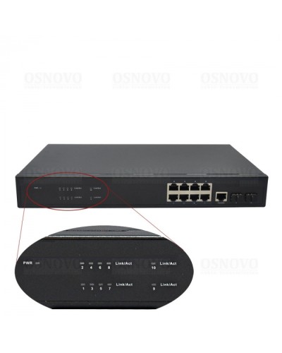 Коммутатор 10-портовый OSNOVO SW-70802/L2 в Таганроге Коммутаторы Pintop.ru