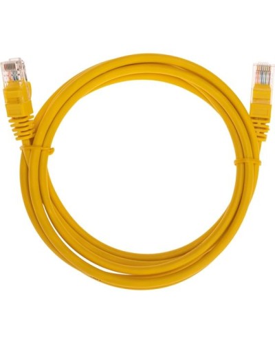 Патч-корд U/UTP, CAT 5e, RJ45-RJ45, 26AWG, LSZH, желтый, 2м REXANT 02-0105-2 в Таганроге Патчкорды (медные) Pintop.ru