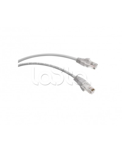Патч-корд UTP, категория 5e, 0.5 м, LSZH, неэкранированный, серый Cabeus PC-UTP-RJ45-Cat.5e-0.5m-LSZH в Таганроге Патчкорды (медные) Pintop.ru