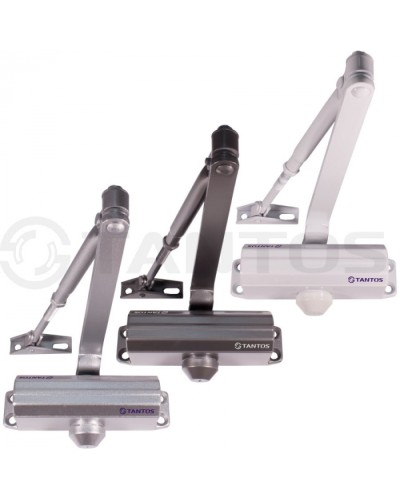 Доводчик дверной Tantos TS-DC085 Freeze (Серебро) в Таганроге Доводчики Pintop.ru