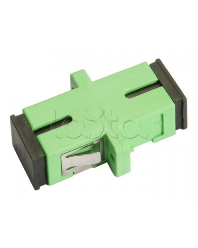 Соединитель проходной SC/APC-SC/APC, SM(для одномодового кабеля), simplex Cabeus SC/APC-SM в Таганроге Проходные адаптеры и розетки оптические Pintop.ru