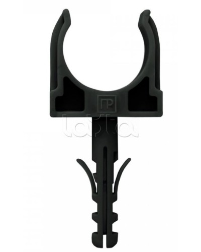 Крепеж-клипса с дюбелем черная д16 в малой упаковке (10шт/900шт уп/кор) Промрукав (PR13.0303) в Таганроге Крепеж: Дюбели, шурупы, саморезы Pintop.ru