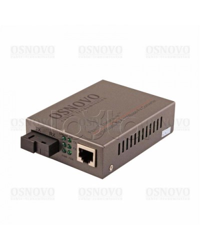 Медиаконвертер Fast Ethernet OSNOVO OMC-100-11S5b в Таганроге Медиаконвертеры Pintop.ru