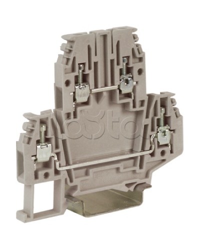 Зажим клеммный проходной 2.5 кв.мм DKC ZDB100GR в Таганроге Клеммные колодки Pintop.ru