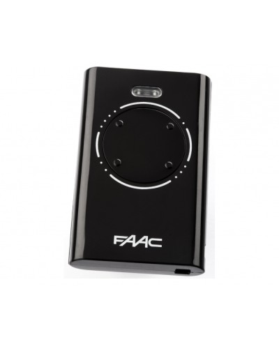 Брелок-передатчик 4-канальный Faac 7870081 (черный) в Таганроге Устройства радиоуправления для шлагбаумов и автоматики Pintop.ru