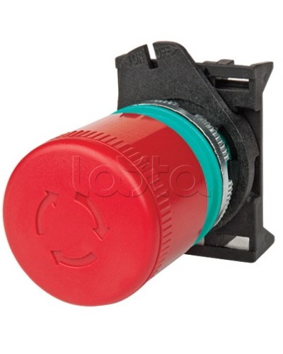 Кнопка аварийная грибовидная поворотная с индикацией д. 60 DKC ABHT1C6S в Таганроге Аксессуары для стоек и шкафов Pintop.ru