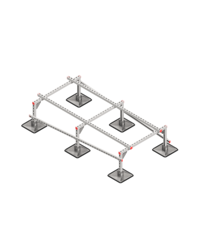 Опорная конструкция для установки оборудования TECHNORAPTOR STEELFOOT 1000х2000 тип 2 HD КМ-профиль (KM-TR-STF-SSEI-1000-2000-2 HD) в Таганроге Системы видеонаблюдения Pintop.ru